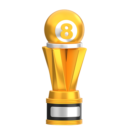 Billiard Trophy  3D Icon