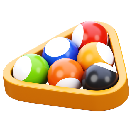 당구  3D Icon