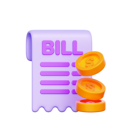 Billing Statement  3D Icon