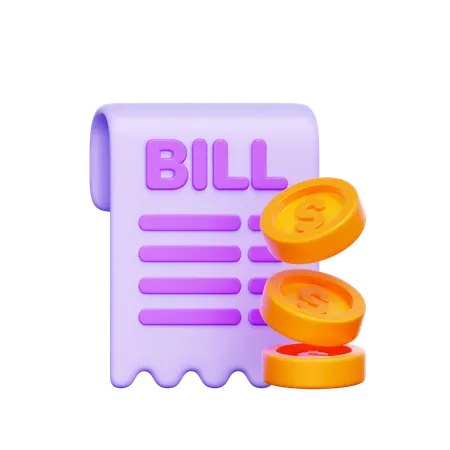 Billing Statement  3D Icon