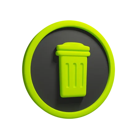 Bin  3D Icon