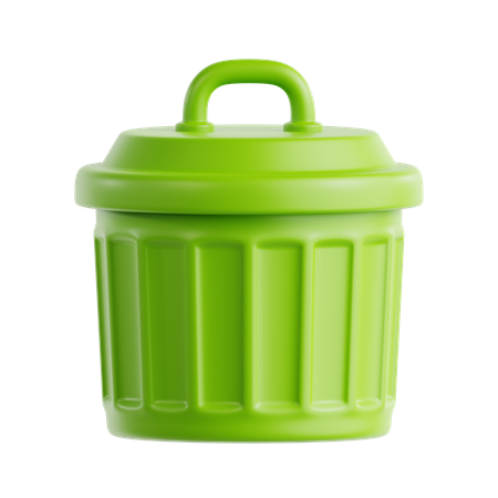 Bin  3D Icon