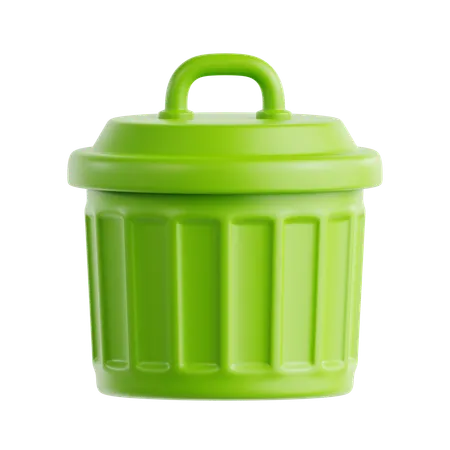 Bin  3D Icon