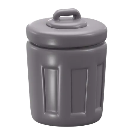 Bin  3D Icon