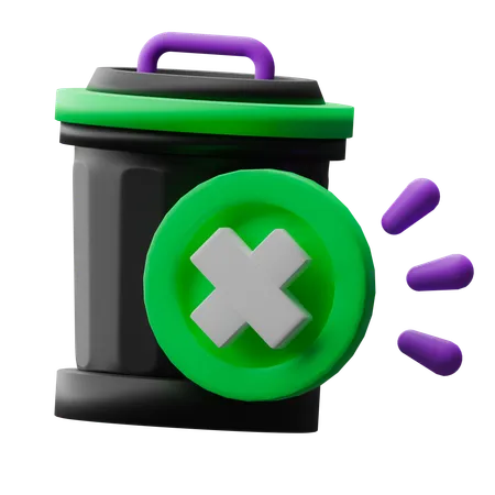 Bin  3D Icon