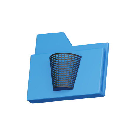 Bin-Ordner  3D Icon