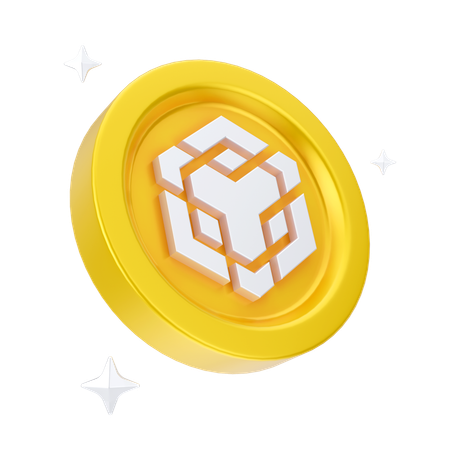 Binace Coin  3D Icon