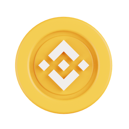 Binance  3D Icon