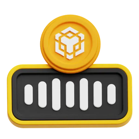 Binance Audio  3D Icon