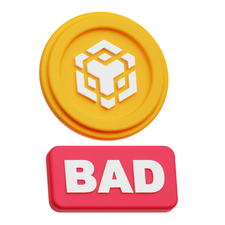 Binance Bad  3D Icon
