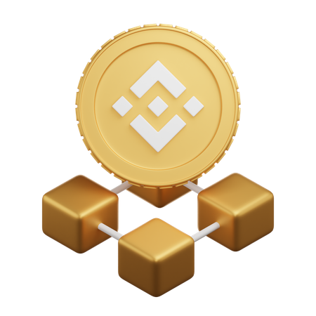 Binance Blockchain  3D Icon