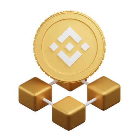 Binance Blockchain  3D Icon