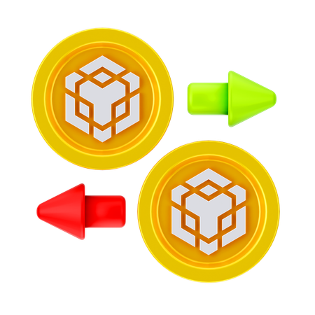 Binance-Börse  3D Icon