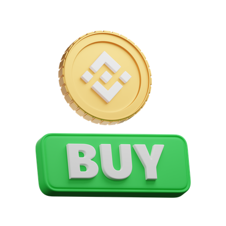Binance Buy  3D Icon