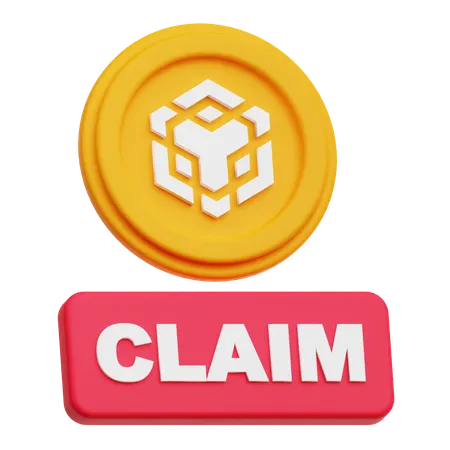 Binance Claim  3D Icon
