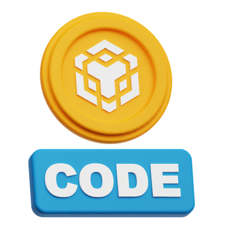 Binance Code  3D Icon