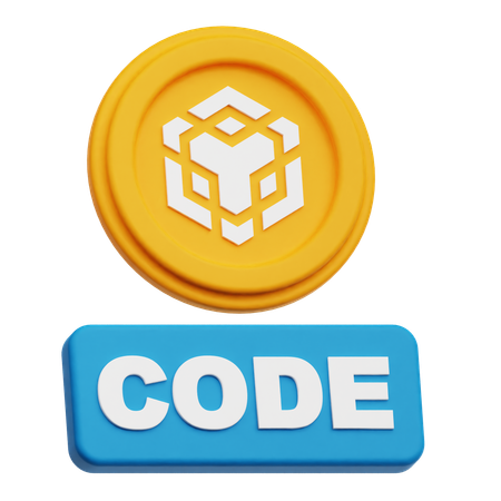 Binance Code  3D Icon