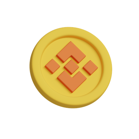 Moneda binance  3D Icon