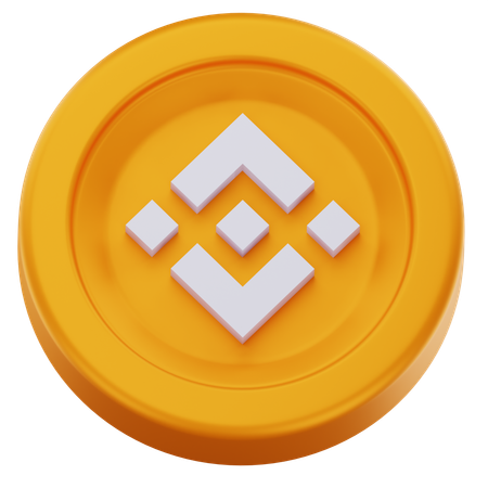 Moneda binance  3D Icon