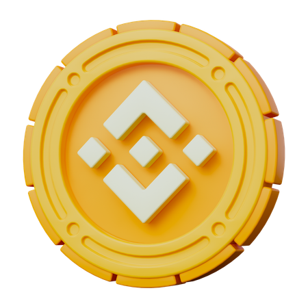 Moneda binance  3D Icon