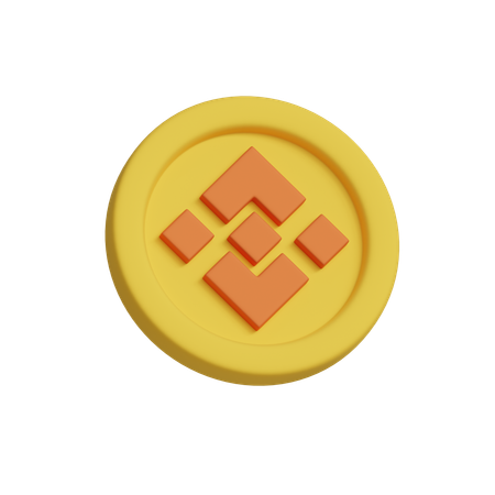 Binance Coin  3D Icon