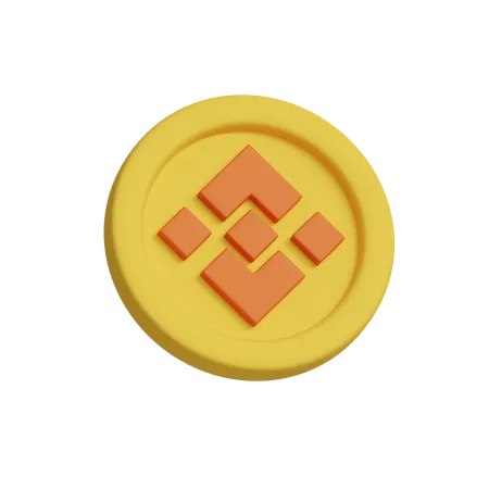 Binance Coin  3D Icon