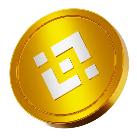 Binance Coin  3D Icon