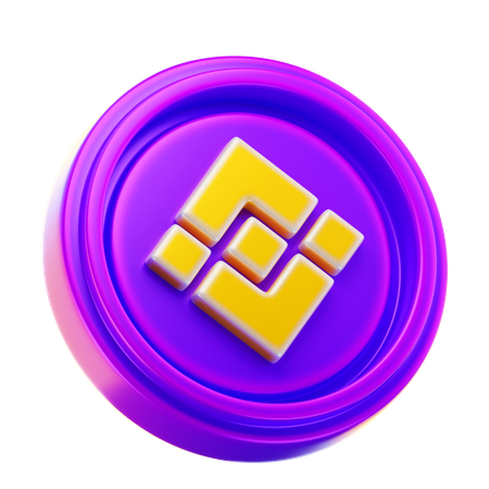 Binance Coin  3D Icon