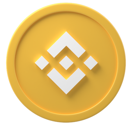 Binance Coin  3D Illustration