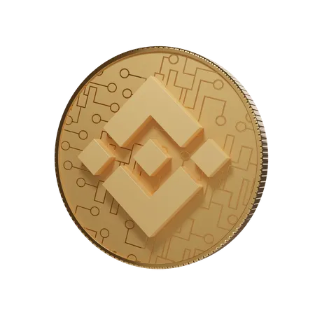 Binance Coin  3D Illustration