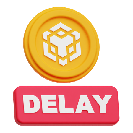 Binance Coin delay  3D Icon