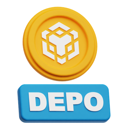 Binance Coin depo  3D Icon