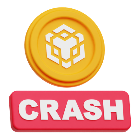 Binance Crash  3D Icon