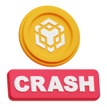 Binance Crash  3D Icon