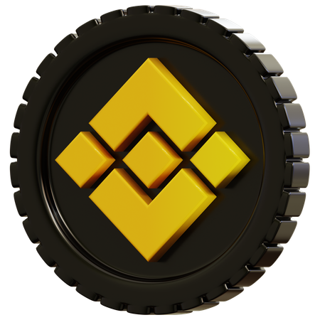 Criptomoneda binance  3D Icon