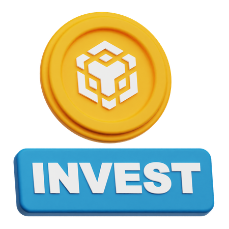 Binance Crypto Coin investir  3D Icon