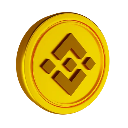 Binance Crypto Coin  3D Icon