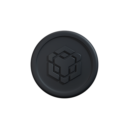 Binance crypto coin  3D Icon