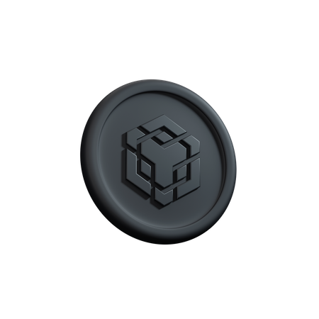 Binance crypto coin  3D Icon