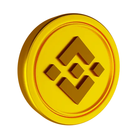 Binance Crypto Coin 3D Icon