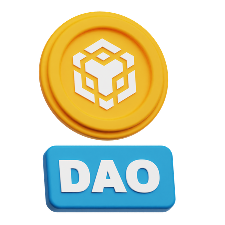 Binance Dao  3D Icon