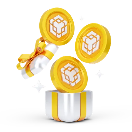 Binance-Geschenk  3D Icon