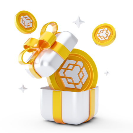 Binance-Geschenk  3D Icon