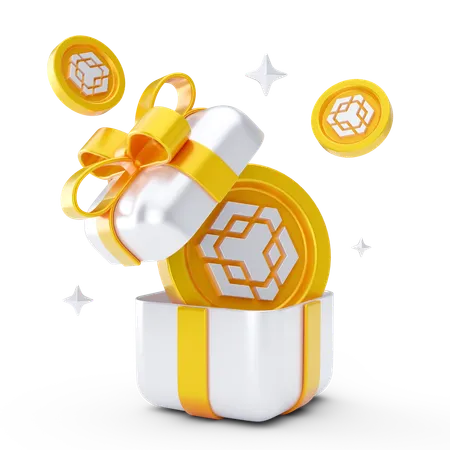 Binance-Geschenk  3D Icon