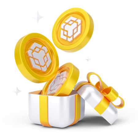 Binance-Geschenk  3D Icon