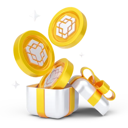 Binance-Geschenk  3D Icon