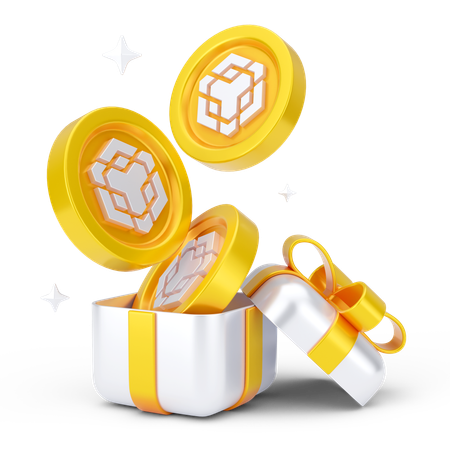 Cadeau binance  3D Icon