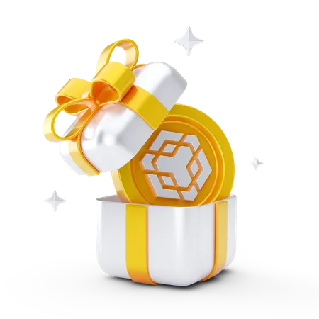 Binance Gift  3D Icon