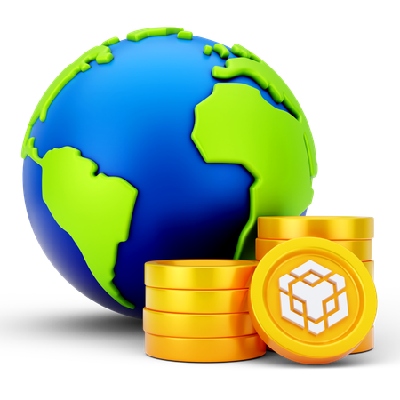 Binance mondiale  3D Icon