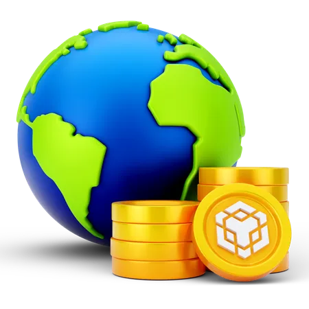 Binance mondiale  3D Icon